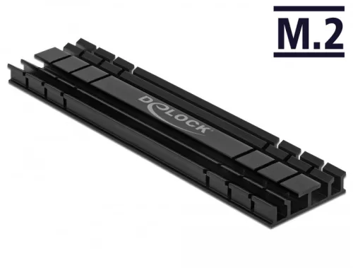 Delock Hűtőborda lapos 100 mm M.2 Modul fekete (DL-18286)