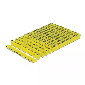   Delock 260 db. sárga kábel jelölő csat A-Z jelöléssel (DL-18303)