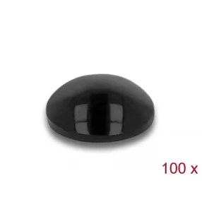   Delock Gumi alátét öntapadós 5 x 2 mm 100 db. fekete (DL-18306)