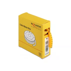 Delock 500 db. sárga kábeljelző doboz No. 1 (DL-18355)