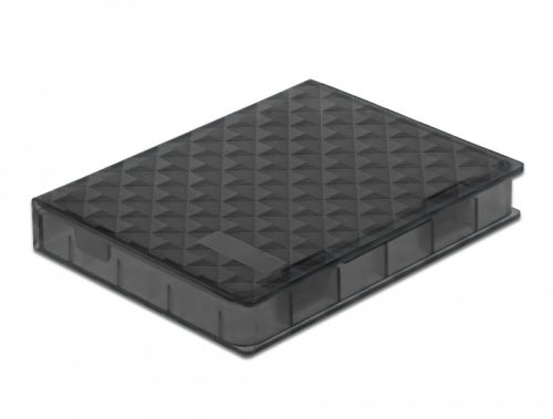 Delock 2.5  HDD / SSD átlátszó védő szürke