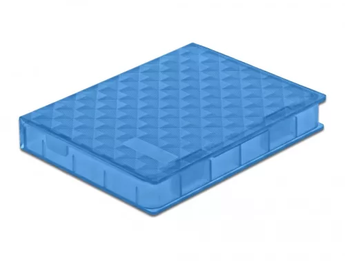 Delock 2.5  HDD / SSD átlátszó védő kék (DL-18369)