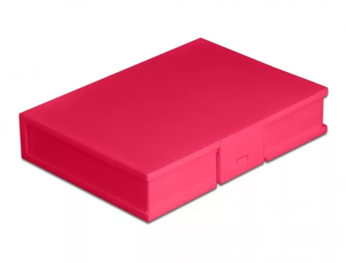 Delock 3.5  HDD piros védő doboz (DL-18374)