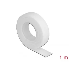  Delock Velcro fehér ragasztó szalag guriga Hx 1 m x Sz 13 mm (DL-18375)