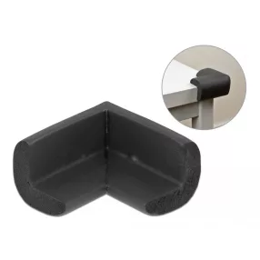   Delock Öntapadós habszivacs sarokvédő, 56 x 56 x 33 mm méretű, fekete (DL-18396)