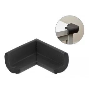   Delock Öntapadós habszivacs sarokvédő, 70 x 67 x 35 mm méretű, fekete (DL-18398)