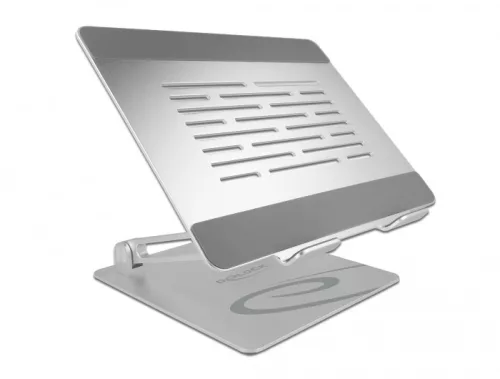 Delock Állítható, alumínium tablet és laptop állvány és tartó (DL-18414)
