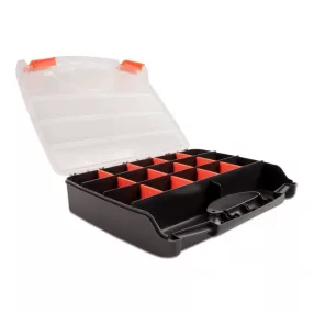   Delock Rendező doboz 17 egységgel, 320 x 255 x 60 mm méretben, narancs és fekete (DL-18418)