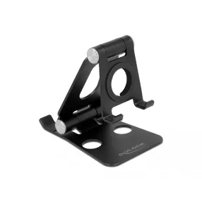   Delock Fekete, állítható okostelefon és okosóra állvány és tartó (DL-18430)