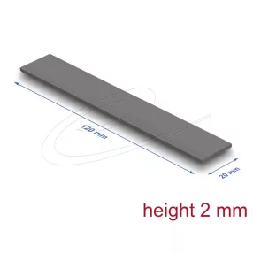   Delock Hővezető párna 120 x 20 x 2 mm M.2 modulokhoz 3,2 W/mK   alacsony olaj szivárgás