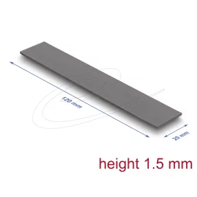   Delock Hővezető párna 120 x 20 x 1,5 mm M.2 modulokhoz 3,0 W/mK