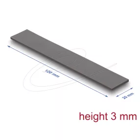   Delock Hővezető párna 120 x 20 x 3 mm M.2 modulokhoz 3,0 W/mK