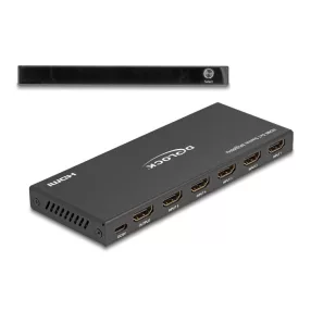   Delock HDMI kapcsoló 5 x HDMI bemenet - 1 x HDMI kimenet 8K 60 Hz (DL-18657)