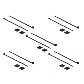   Delock Kábelkötegelő talp 20 x 20 mm, kábelkötegelővel, melynek hossza 200 mm x szélessége 2,5 mm fe (DL-18680)