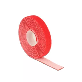   Delock Hurkolható rögzítok, 3 m x 13 mm (H x Sz) tekercs, piros (DL-18718)