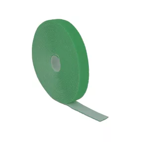   Delock Hurkolható rögzítok, 10 m x 20 mm (H x Sz) tekercs, zöld (DL-18732)