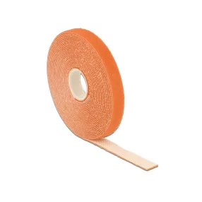   Delock Hurkolható rögzítok, 5 m x 13 mm (H x Sz) tekercs, narancssárga (DL-18743)