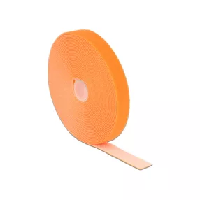   Delock Hurkolható rögzítok, 10 m x 20 mm (H x Sz) tekercs, narancssárga (DL-18748)