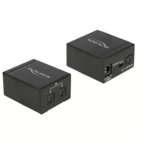   Delock TOSLINK kapcsoló 2 x TOSLINK bemenet > 1 x TOSLINK kimenet (DL-18767)