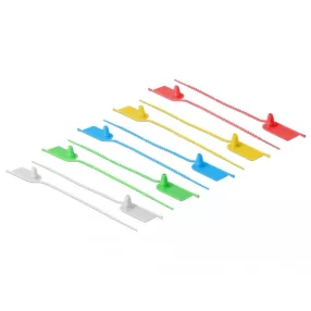   Delock Kábelkötegelok címkével hossz 205 x szélesség 2,8 mm 10 darabos csomagban választható színekb (DL-18826)