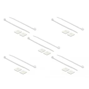   Delock Kábelkötegelő talp 20 x 20 mm, kábelkötegelővel, melynek hossza 200 mm x szélessége 2,5 mm fe (DL-18832)