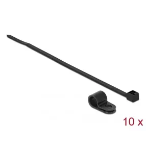   Delock Fekete színű, összekapcsoló pánt készlet 7,9 mm H 250 x Sz 3,6 mm kábelekkel (DL-18866)