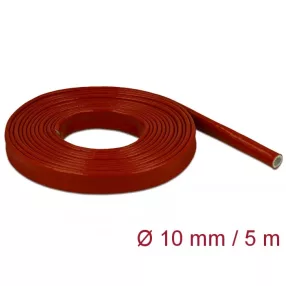   Delock Tűzvédelmi szilikon borítású takarás 5 m x 10 mm piros (DL-18898)