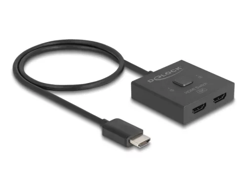 Delock HDMI kapcsoló 2 az 1-ben Kétirányú 8K (DL-18901)