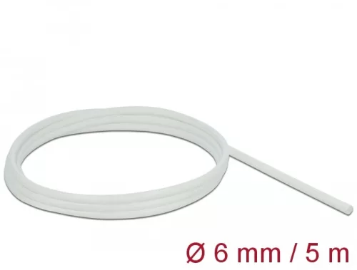 Delock Üvegszálas borítás 5 m x 6 mm fehér (DL-18929)