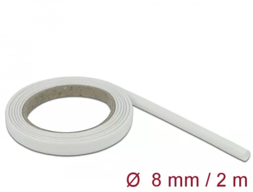 Delock Üvegszálas borítás 2 m x 8 mm fehér (DL-18931)