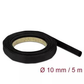 Delock Fekete zsugorcső 5 m x 10 mm (DL-18938)