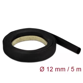 Delock Fekete zsugorcső 5 m x 12 mm (DL-18939)