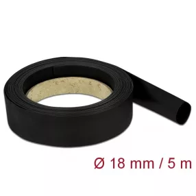 Delock Fekete zsugorcső 5 m x 18 mm (DL-18941)