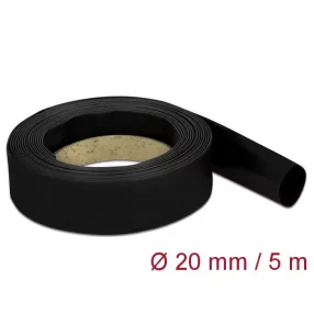 Delock Fekete zsugorcső 5 m x 20 mm (DL-18942)