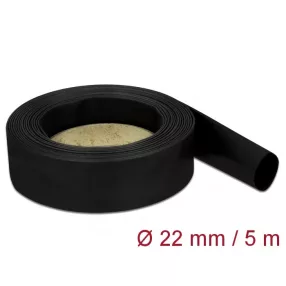 Delock Fekete zsugorcső 5 m x 22 mm (DL-18943)