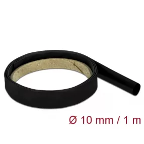 Delock Fekete zsugorcső 1 m x 10 mm (DL-18974)