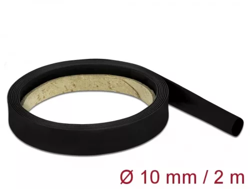 Delock Fekete zsugorcső 2 m x 10 mm (DL-18981)