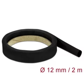 Delock Fekete zsugorcső 2 m x 12 mm (DL-18982)