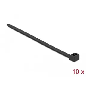   Delock Kábelkötegelő 500 x 8,8 mm (H x Sz), 10 darab fekete (DL-18989)