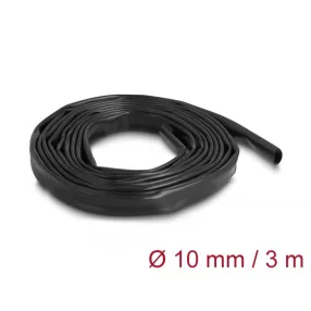   Delock PVC szigetelő borító cső 3 m x 10 mm fekete (DL-19009)
