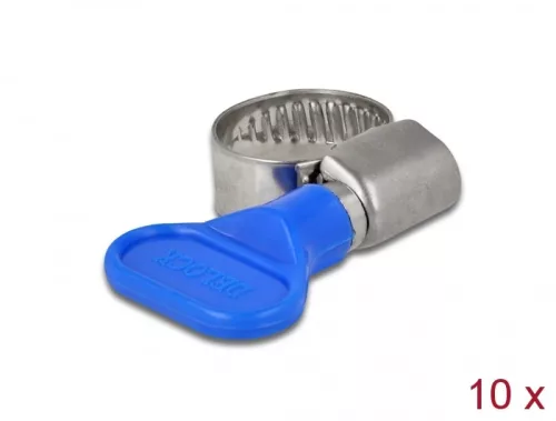 Delock Pillangó tömlő bilincs 10 - 16 mm 10 db. (DL-19404)