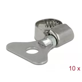   Delock Pillangó tömlő bilincs 8 - 12 mm 10 db. fém (DL-19570)