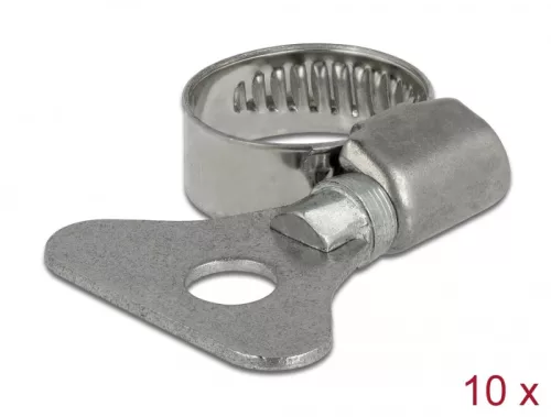 Delock Pillangó tömlő bilincs 13 - 19 mm 10 db. fém (DL-19572)