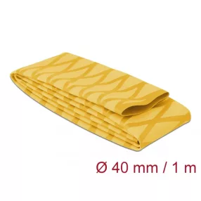   Delock Zsugorcső X-mintás nem csúszós 1 m x 40 mm sárga (DL-19605)