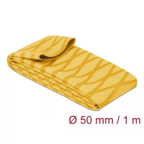   Delock Zsugorcső X-mintás nem csúszós 1 m x 50 mm sárga (DL-19610)