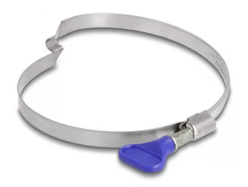 Delock 5 db. tömlőbilincs pillangó fogantyúval rozsdamentes 400 acél balkezes híddal 50 - 65 mm (DL-19617)