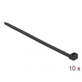   Delock Kábelkötegelő 760 x 8,8 mm (H x Sz), 10 darab fekete (DL-19634)