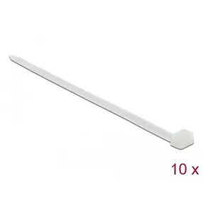   Delock Kábelkötegelő 760 x 8,8 mm (H x Sz), 10 darab fehér (DL-19635)