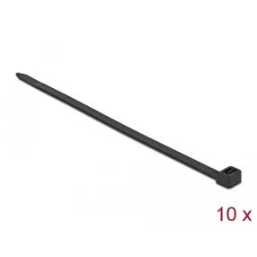   Delock Kábelkötegelő 800 x 8,8 mm (H x Sz), 10 darab fekete (DL-19644)