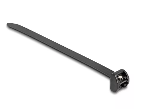 Delock Kábel szorító fémkapoccsal Hx 343 x Sz 12,7 mm 10 db. Fekete (DL-19727)